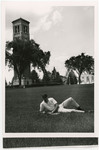 Campanile Exterior with People 37