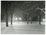 Campus Gateway at 26th Street and College Street on a Winter Night