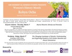 Robyn Ochs: Speaker, Teacher, Writer, Activist [poster] by University of Northern Iowa. Women's and Gender Studies Program.