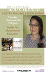 Presenting Heid E. Erdrich: Poetry Reading and Book Signing [poster] by University of Northern Iowa. Women's and Gender Studies Program.