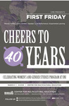 Cheers to 40 Years: Celebrating Women's and Gender Studies Program at UNI [poster] by University of Northern Iowa. Women's and Gender Studies Program.
