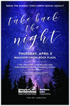 Take Back the Night [poster] by University of Northern Iowa. Women's and Gender Studies Program.