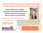 Gender Differences in Stigma Associated with Combat-Related and Military Sexual Assault-Related Post-Traumatic Stress Disorder [poster] by University of Northern Iowa. Women's and Gender Studies Program