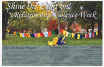 Shine the Light on Relationship Violence Week [poster]