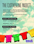 The Clothesline Project [poster] by University of Northern Iowa. Women's and Gender Studies Program.