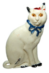 [009 Image] Whitson Pencil Sharpener Artifacts, White Cat by Roy R. Behrens