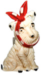 [018 Image] Whitson Pencil Sharpener Artifacts, Dog and Red Scarf by Roy R. Behrens