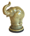 [019 Image] Whitson Pencil Sharpener Artifacts, Green Elephant by Roy R. Behrens