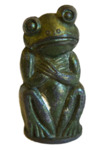 [030 Image] Whitson Pencil Sharpener Artifacts, Green Frog by Roy R. Behrens
