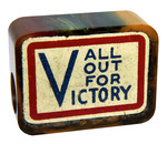 [031 Image] Whitson Pencil Sharpener Artifacts, All Out For Victory by Roy R. Behrens