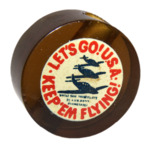[045 Image] Whitson Pencil Sharpener Artifacts, Let's Go! U.S.A. Keep 'Em Flying! by Roy R. Behrens