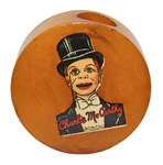 [051 Image] Whitson Pencil Sharpener Artifacts, Charlie McCarthy Wood Background by Roy R. Behrens