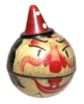 [074 Image] Whitson Pencil Sharpener Artifacts, Round Clown Head Smile by Roy R. Behrens