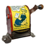 [104 Image] Whitson Pencil Sharpener Artifacts, Popeye, King Features SYN. 1929. "Write with a sharp pencil an' no one will miss the point!!" by Roy R. Behrens
