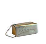 [144 Image] Whitson Pencil Sharpener Artifacts, Silver Rectangular Box and Handle Engraved Charm, by Roy R. Behrens