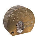 [146 Image] Whitson Pencil Sharpener Artifacts, Gold 50/58 A.W. FABER MENTOR Made in Germany, by Roy R. Behrens