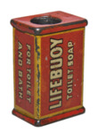 [158 Image] Whitson Pencil Sharpener Artifacts, Red LIFEBOUY Toilet Soap, by Roy R. Behrens