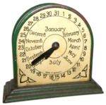 [163 Image] Whitson Pencil Sharpener Artifacts, Calendar Clock, by Roy R. Behrens