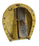 [172 Image] Whitson Pencil Sharpener Artifacts, Gold Horseshoe by Roy R. Behrens